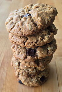 Brown Butter Oatmeal Chocolate Chip Cookie